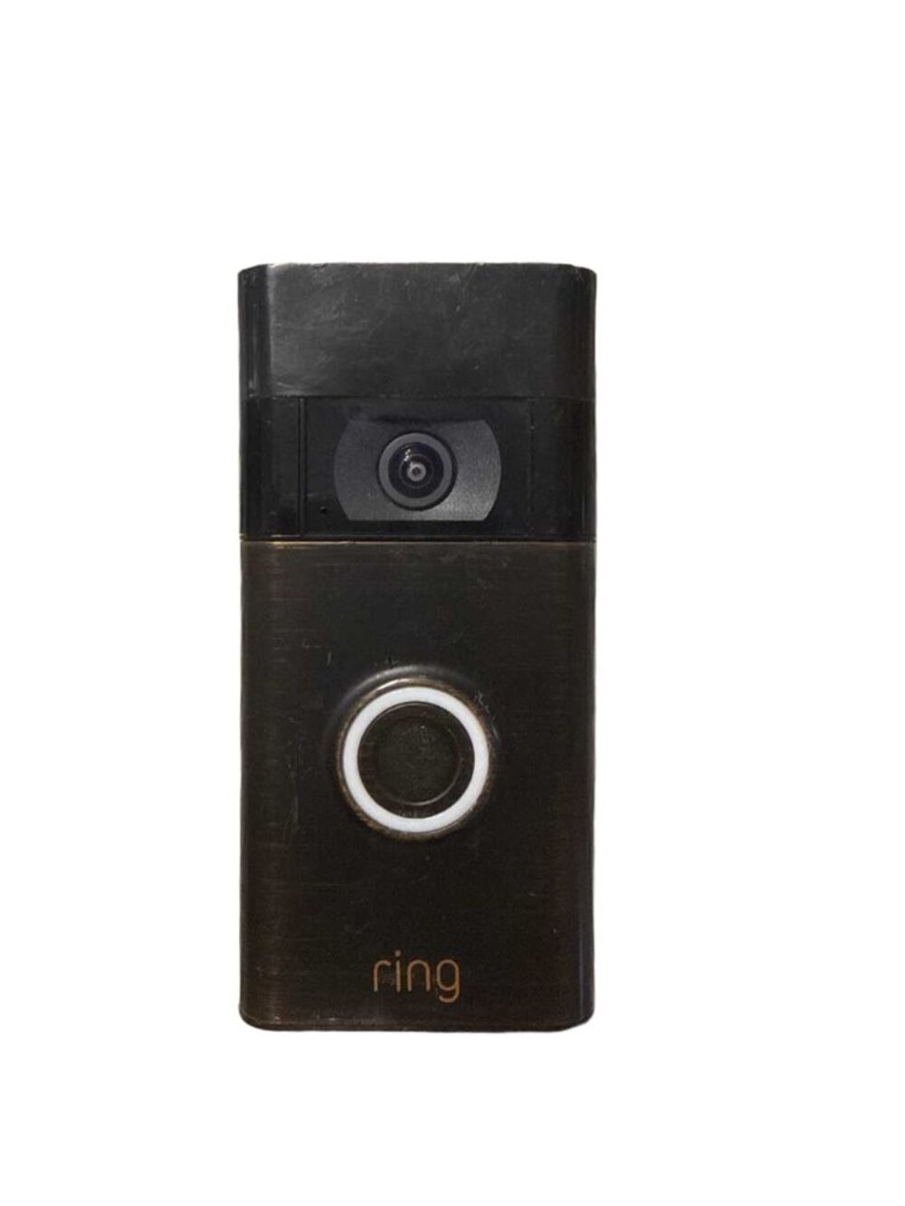 Ring Video Door Bell (2nd Gen) 5UM5E5 Bronze 1080p W/Anti-theft no drill mount